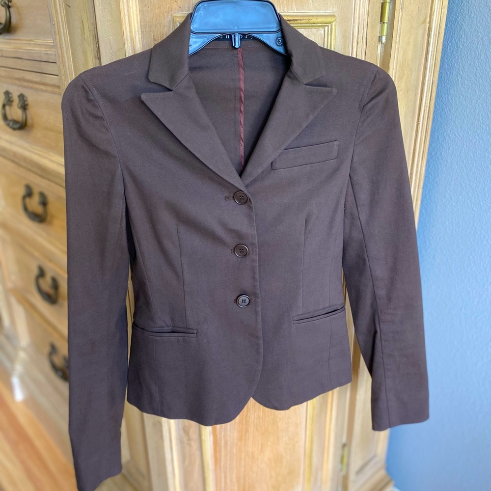THEORY Chocolate Blazer